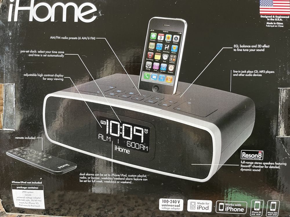 iHome radio despertador