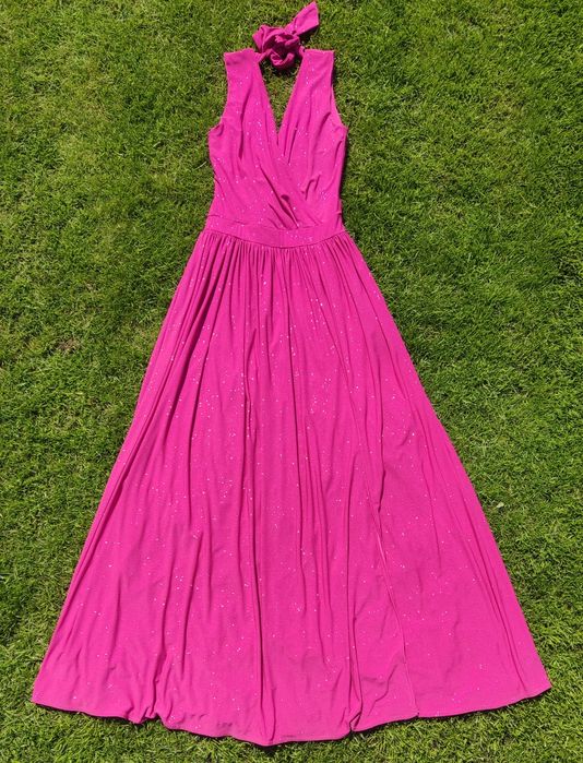 Sukienka elegancka błyszcząca roz 36/38