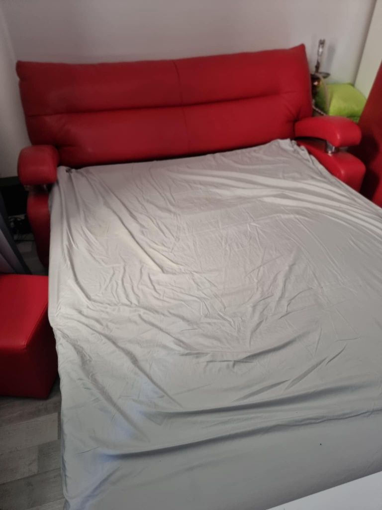 Sprzedam 2 sofy zestaw wypoczynkowy eko skora