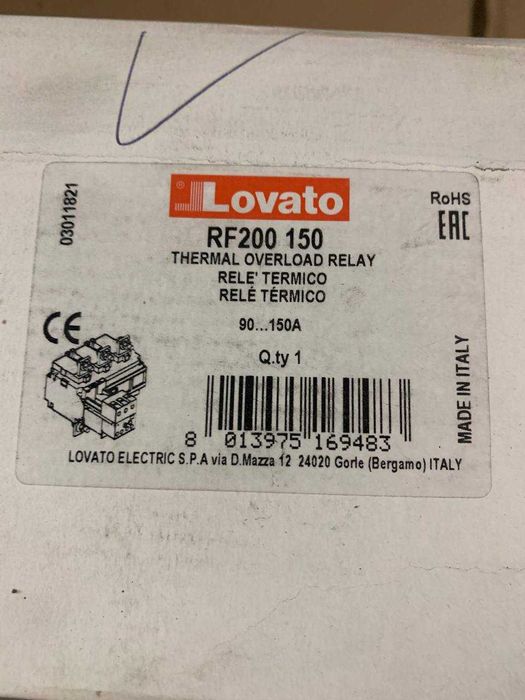Lovato  новий контактор пускатель реле  комплект lovato 11B14500220