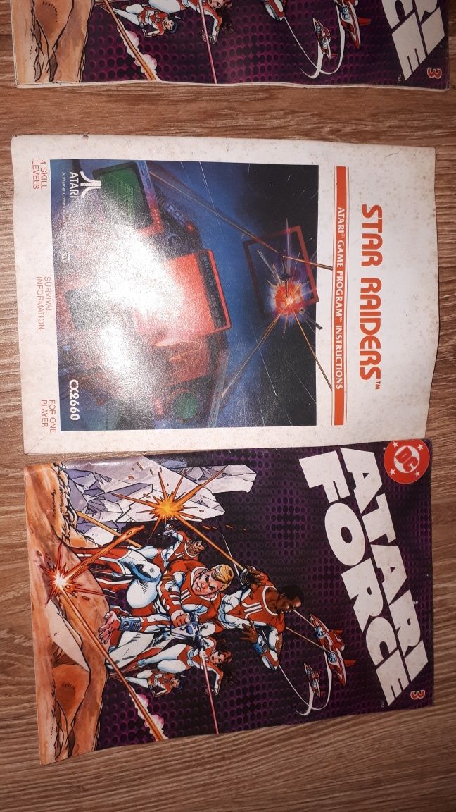 Komiks Atari Forcei instrukcja star raiders 1982 ostatnie sztuki