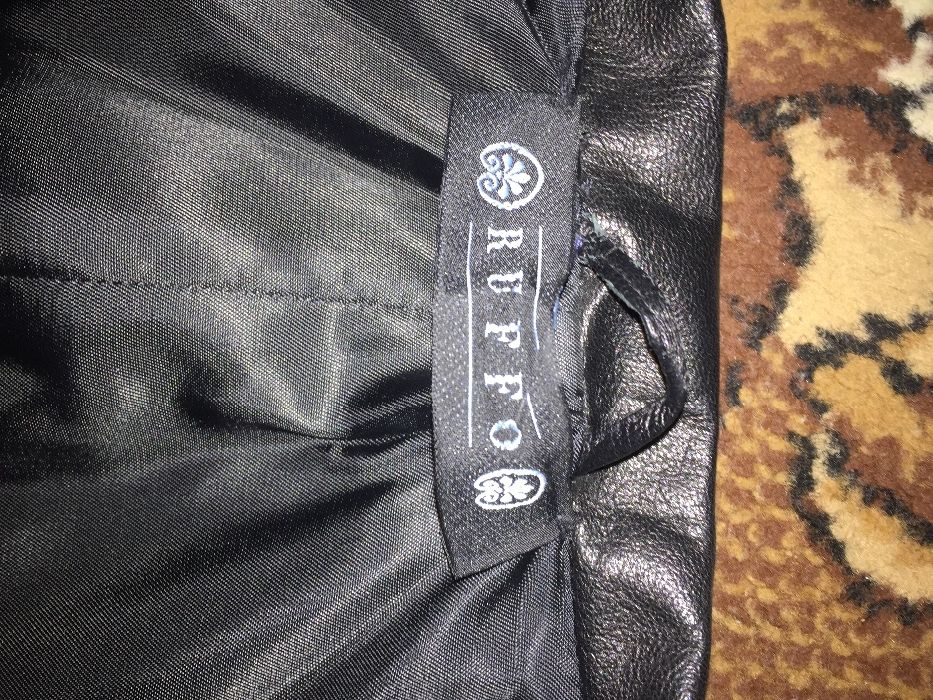 Пиджак кожаный новый