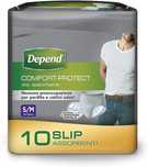 Depend Comfort-Protect Męskie Majtki Nietrzymanie Moczu S/M 70-105Cm