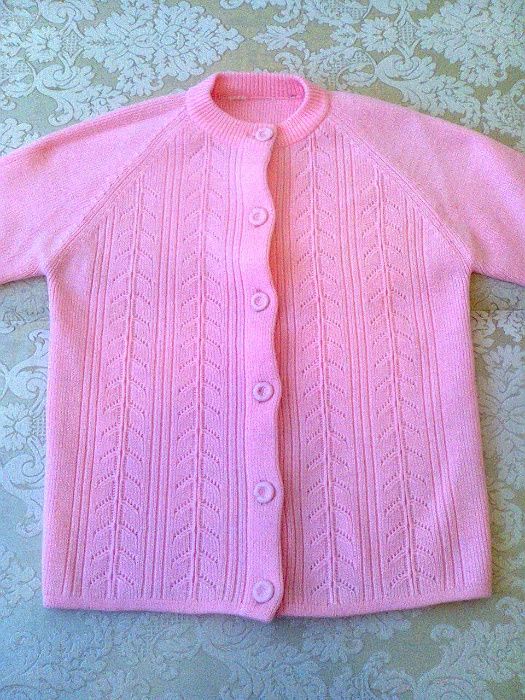 Sweterek różowy damski