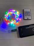 Світлодіодна LED стрічка RGB 10 м комплект, управління через телефон