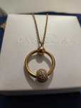 Pandora Wisiorek Naszyjnik charms kula Pave