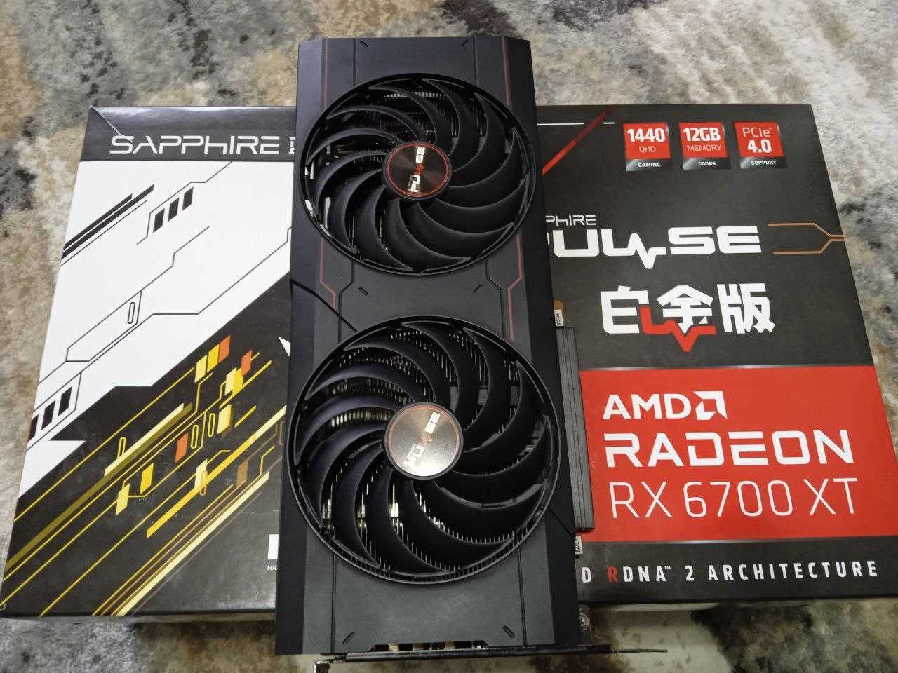 Видеокарта Sapphire RX 6700 XT 12 GB.