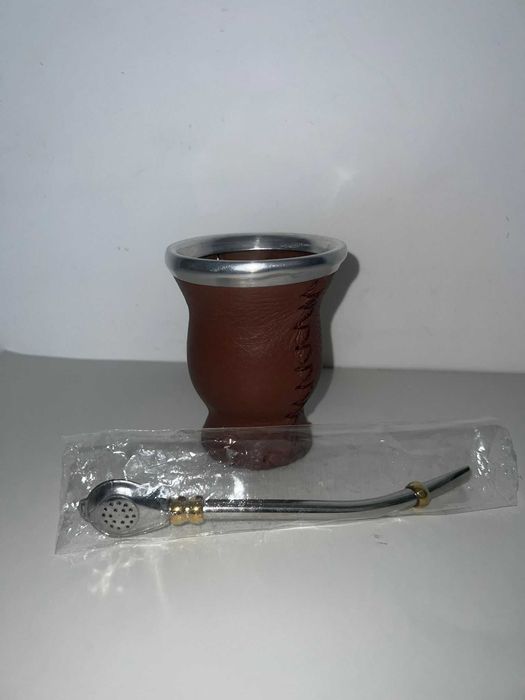 Kit Erva Mate/ Chimarrão - Cuia + Bombilha