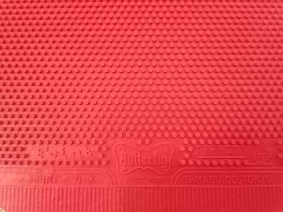 Raquete de ténis de mesa usada