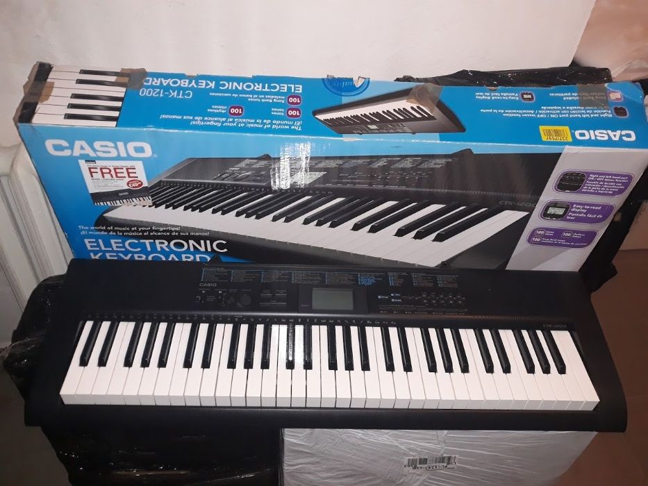 Keyboard Casio CTK-1200AD Full Size Starter Organy 5 Oktaw