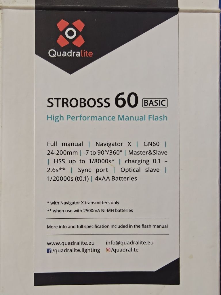 Lampa reporterska stroboss 60 basic