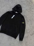 Зіп-Худі Stone Island чорного кольору