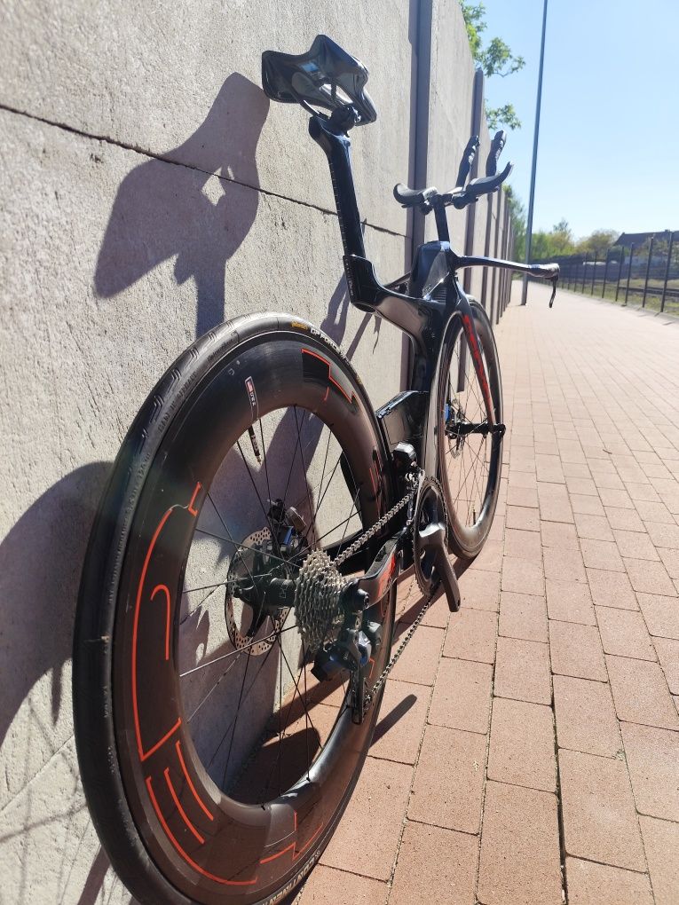 Cervelo P3X nowe koła i osprzęt