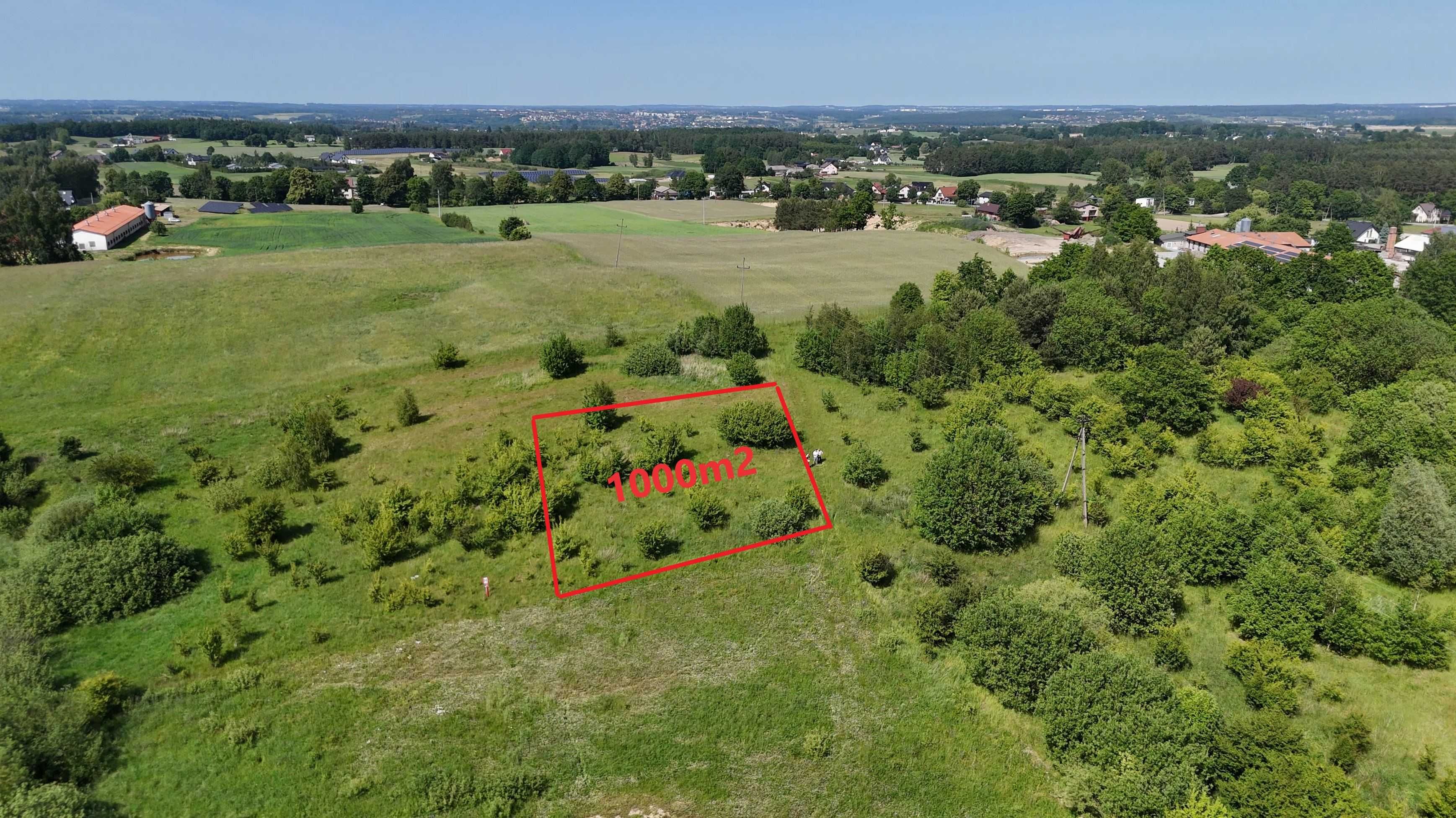Piękna działka budowlana na wzniesieniu, Skrzeszewo Żukowskie, 1000 m²