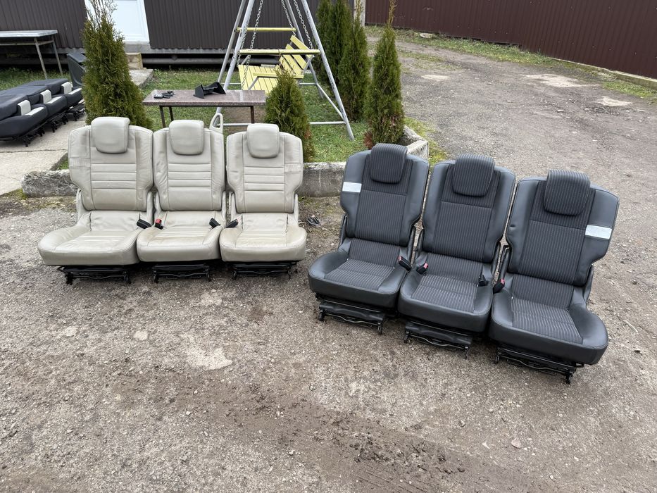 Сидіння eapace 4 сиденья vivaro trafic sprinter диван caddy vito шкіра