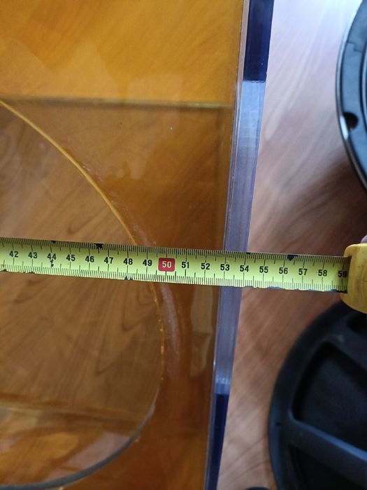 Kolumny estradowe bezbarwne z 1cm plexy