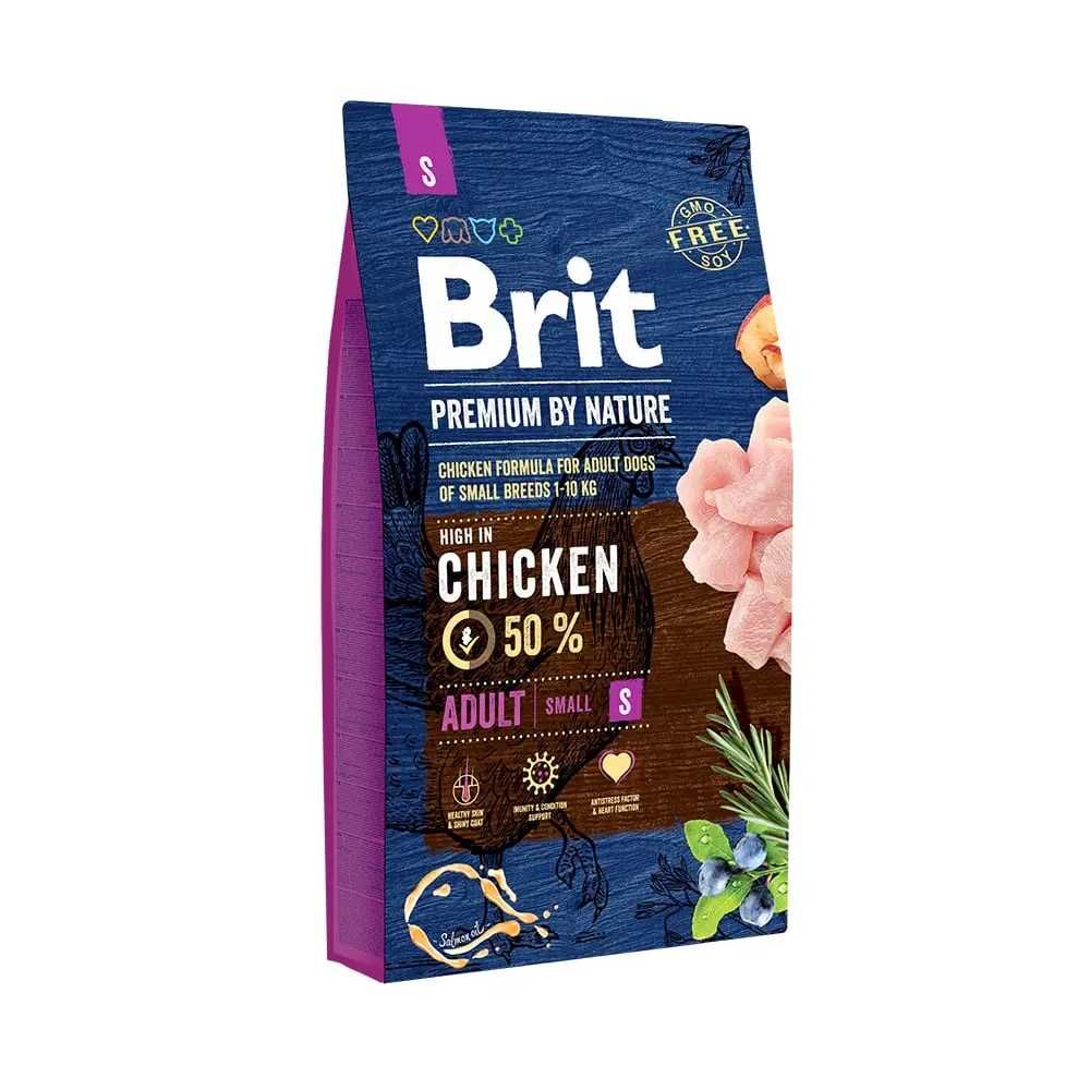 Brit Premium ADULT S Сухой корм с курицей для собак мелких пород 8кг