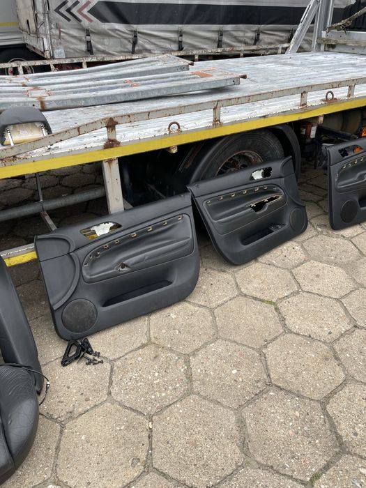 Шкіряні Карти дверей  Шкода Суперб 1 Skoda Superb кожа обшивка дверей