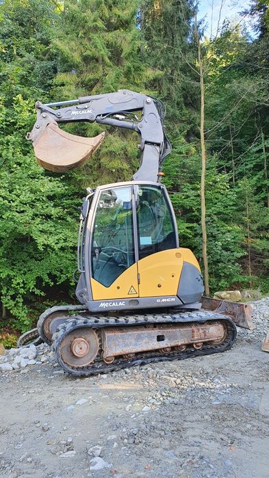 Mecalac 8 mcr, koparka gąsienicowa 8 ton