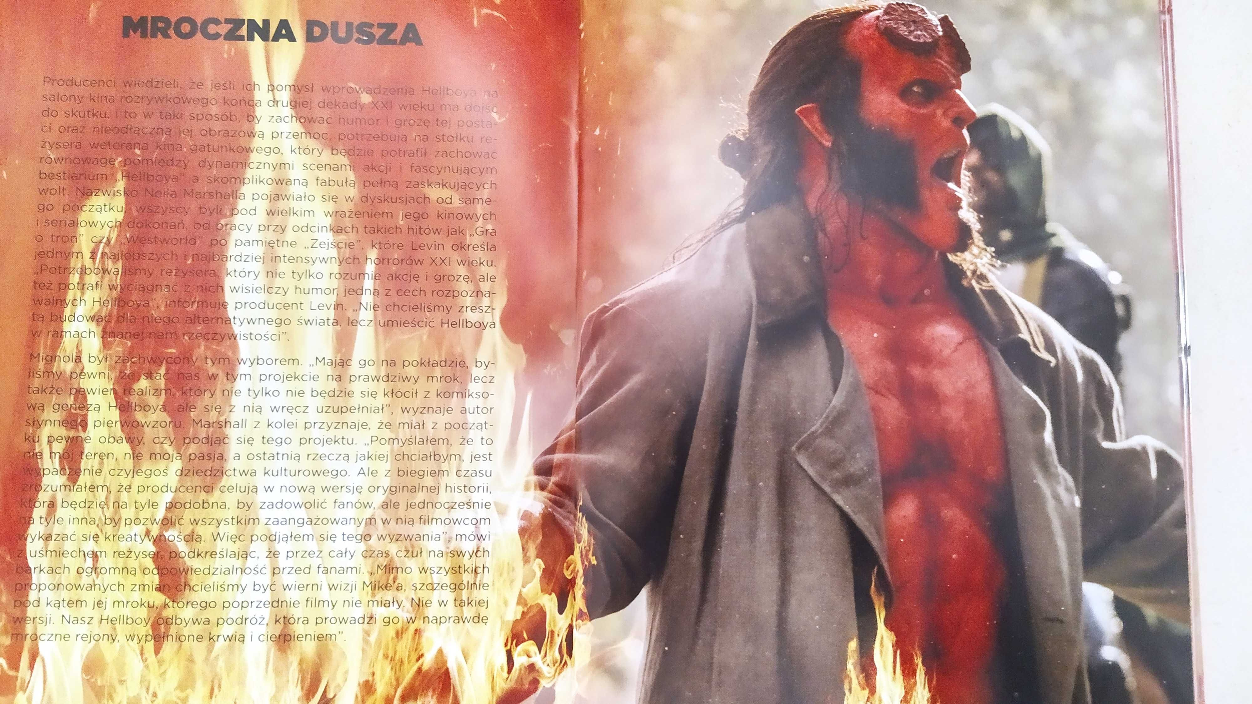Hellboy Poślij zło do piekła DVD książka