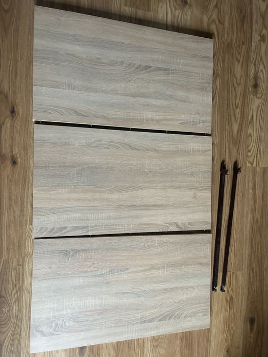 Stół 160x90 i 8 krzeseł, max rozmiar stołu 310x90