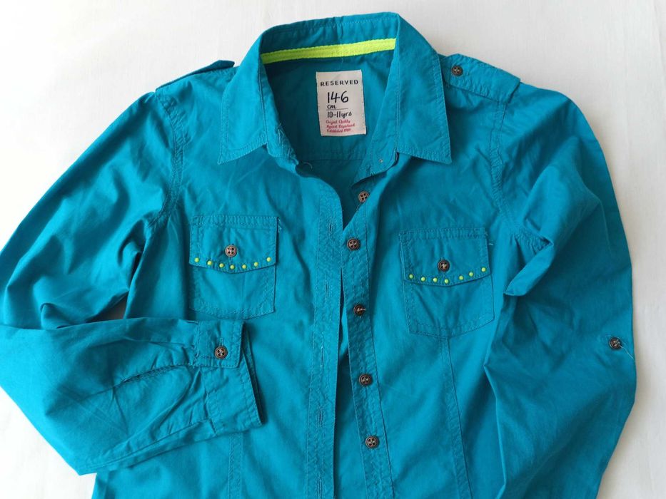 Dziewczęca koszula z długim rękawem RESERVED; 146, 10-11 lat