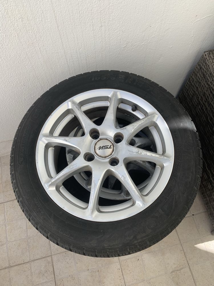 Jantes com pneu tsw 165/65R14