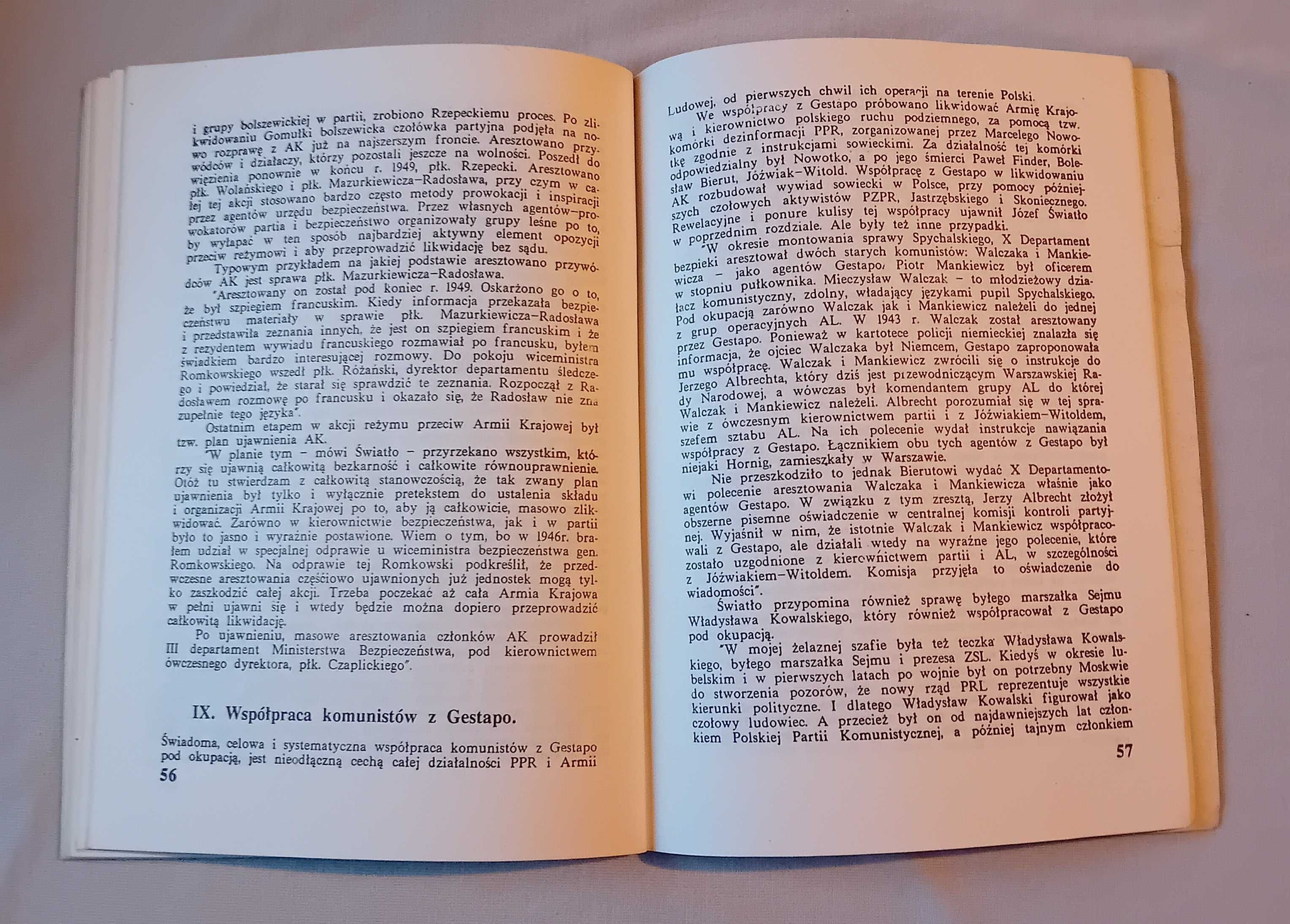 Józef Światło. Za kulisami bezpieki i partii, ALMET, 1990. Wydanie I.