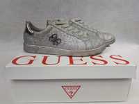 Sneakersy GUESS srebrne trampki 38 Silver