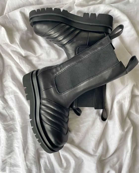 Оригінальні Челсі Bottega venetta шкіра