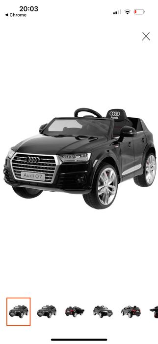 Audi q7 na alumulator dla dzieci