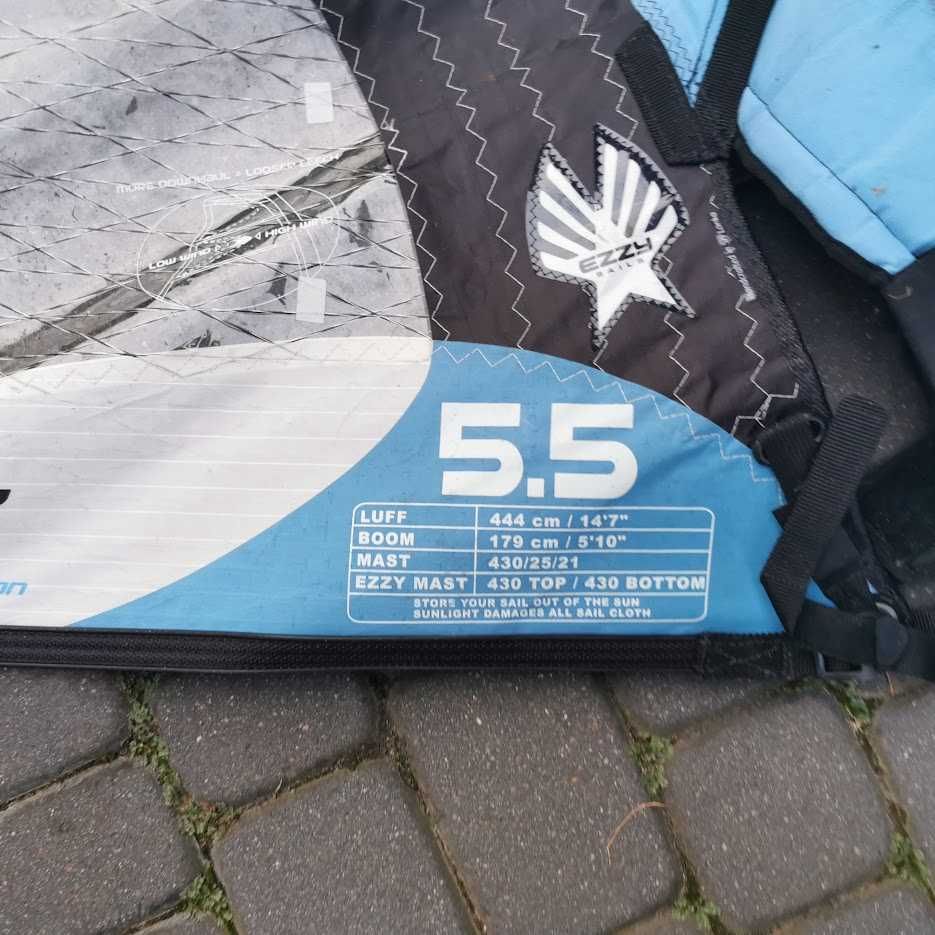 Deska windsurfingowa BIC 160 l wraz 2 żagle (mało używane). Okazja
