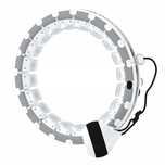 Weighted Fitness Hoop for Adults, Smart Exercise Hoop, 2 in 1 Gray