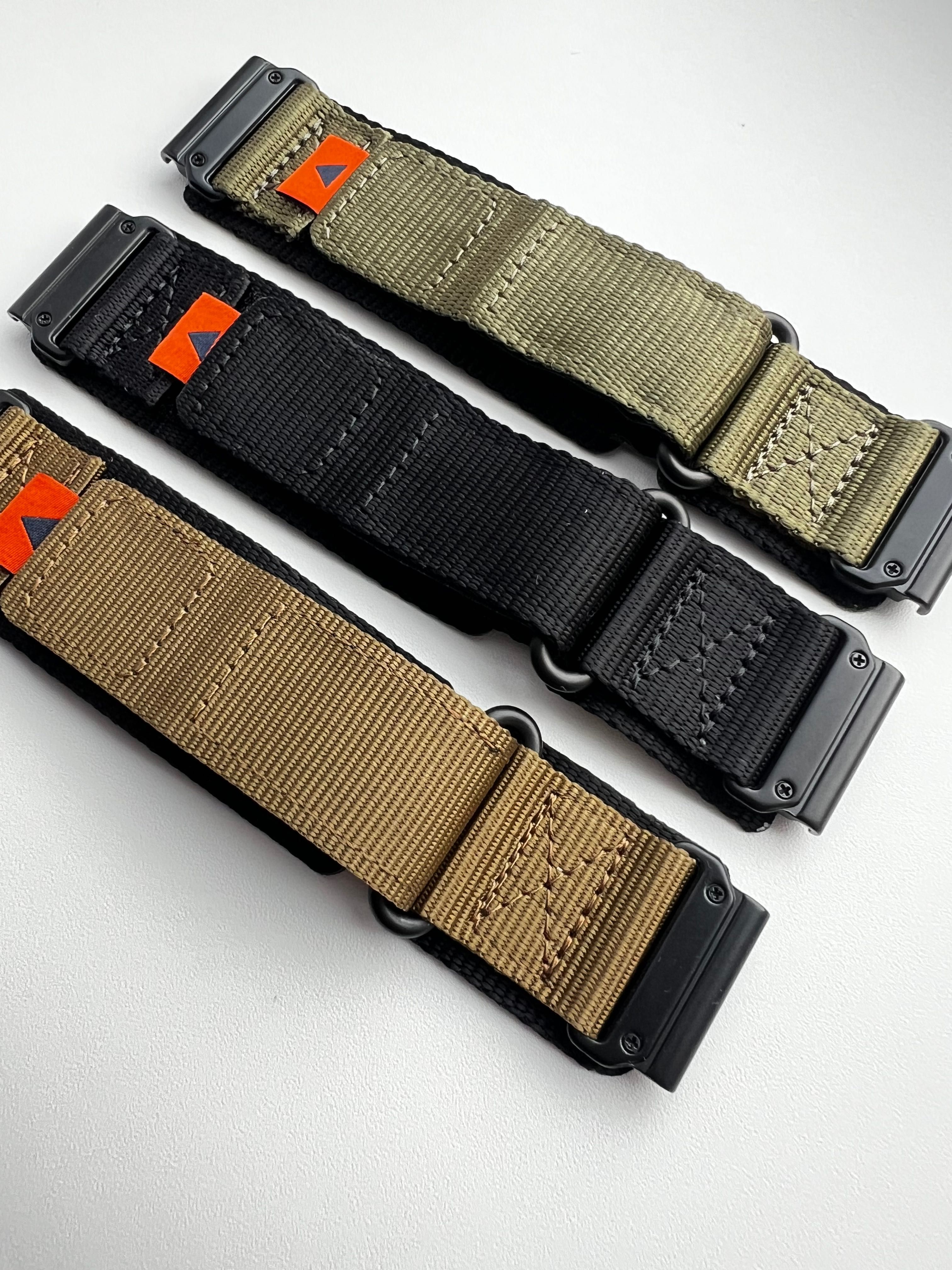 Нейлоновий ремінець на Garmin Quick Fit 22 26мм браслет ремінь на руку
