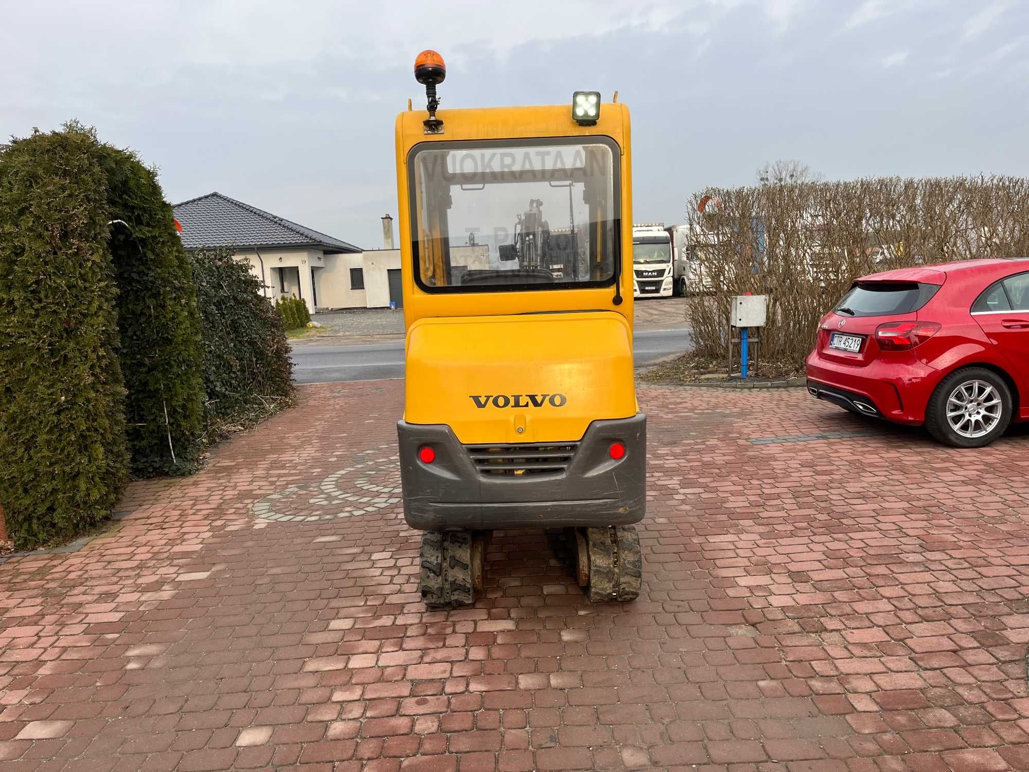 Minikoparka Volvo EC15B* Import z serwisu * Cena brutto vat 23%