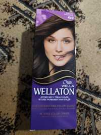 Крем-краска для волос Wellaton Intense Color Cream 4/0 Темный шоколад