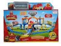 NOWY Zestaw Mighty Express Stacja kolejowa dworzec pociąg Spin Master