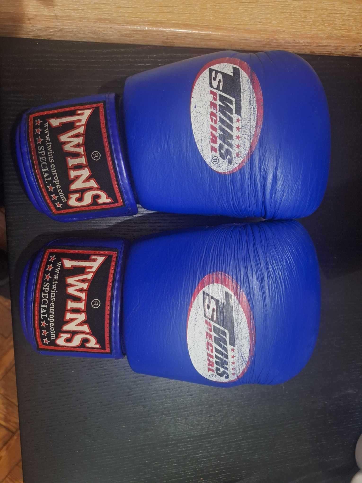 Luvas Kickboxe/Muay Thai - Twins Special BGVL 3 Azul (10 Oz)