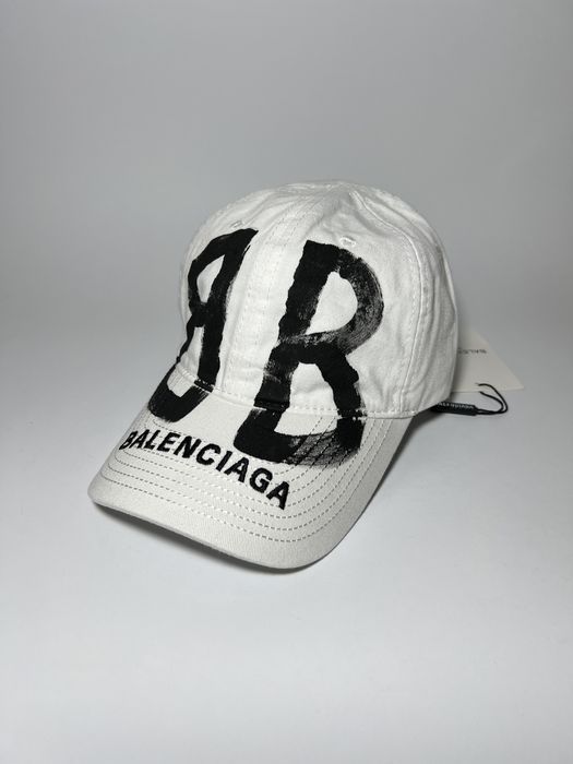 Кепка бейсболка balenciaga Чорна біла рожева