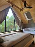 Domki Echo lasu, Zwierzyniec,  Roztocze, balia z jacuzzi, sauna