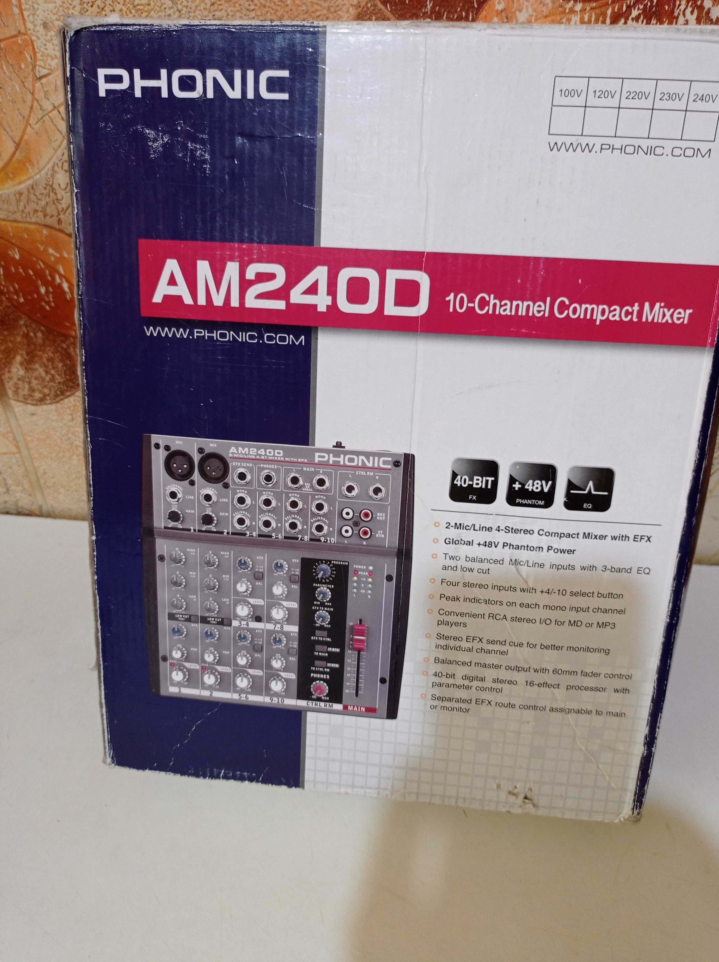 Микшер пассивный Phonic AM240D