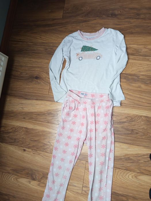 Piżama dziewczęca świąteczna 140/146