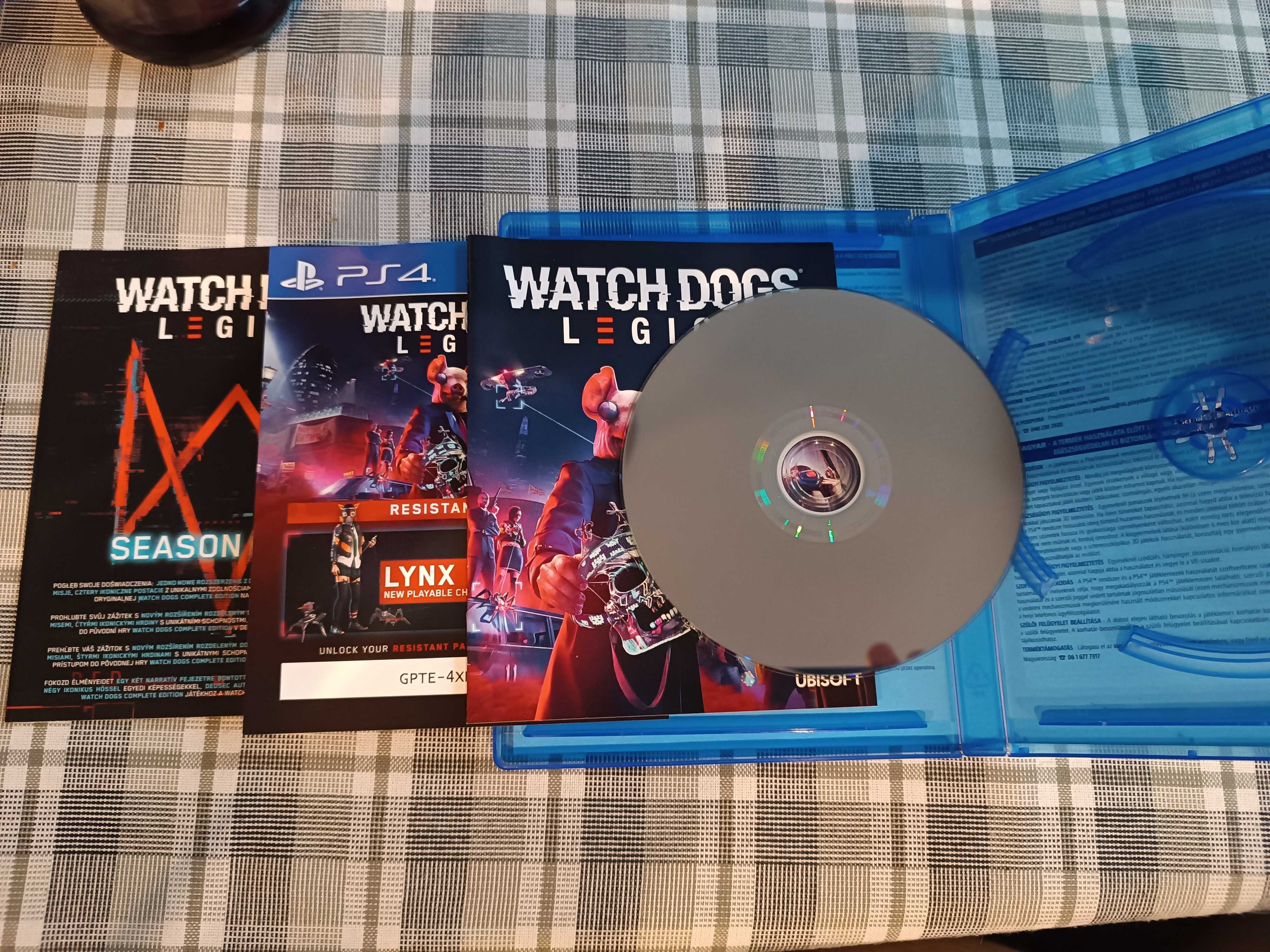 Gra Watchdogs Legion PL PS4 / PS5 Resistance edition stan idealny!