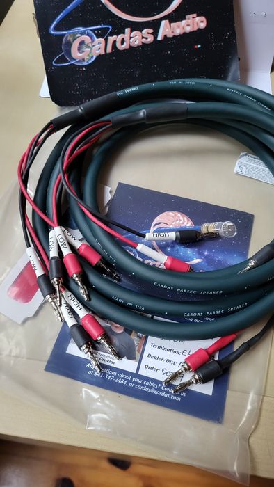 Cardas Parsec kable głośnikowe biwire banany okazja jak nowe