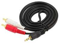 Kabel Jack 3,5mm-2xRCA cinch 1,5m * Video-Play