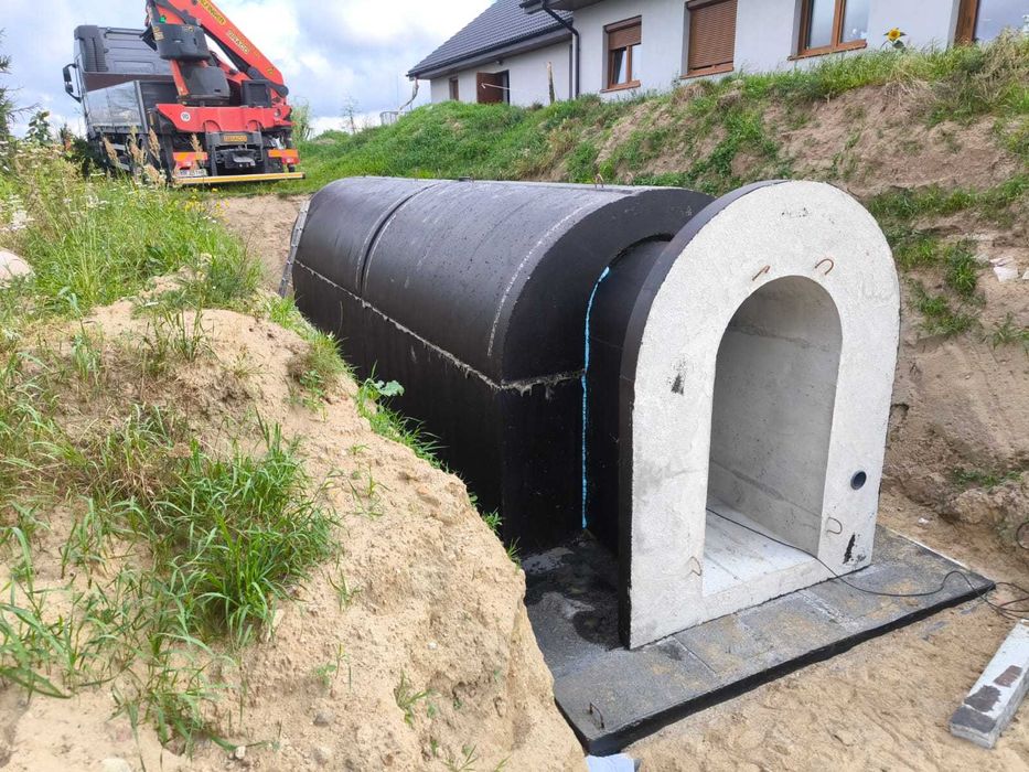 Ziemianka magazynek piwnica betonowa ogrodowa B30W8 solidna konstrukcj