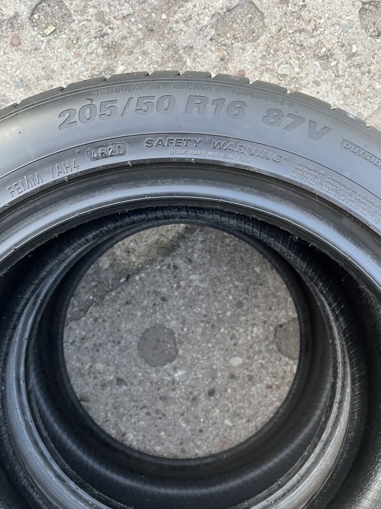 Opony Kumho 205/50r16 87V ECSTA HS51 2szt letnie z rantem Dot4620 7.5m