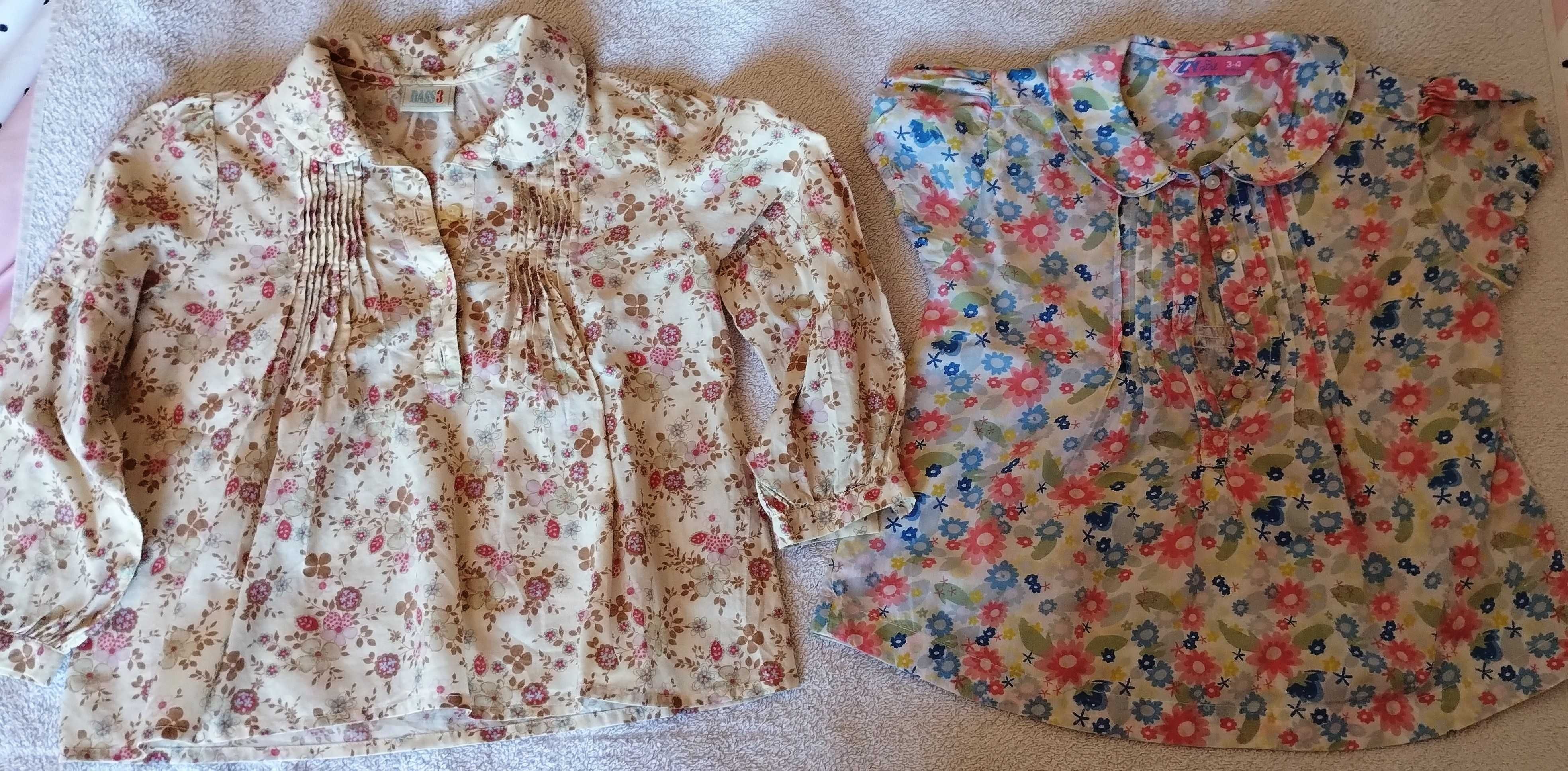 Conjunto 2 Camisas Classicas Menina 3-4 Anos