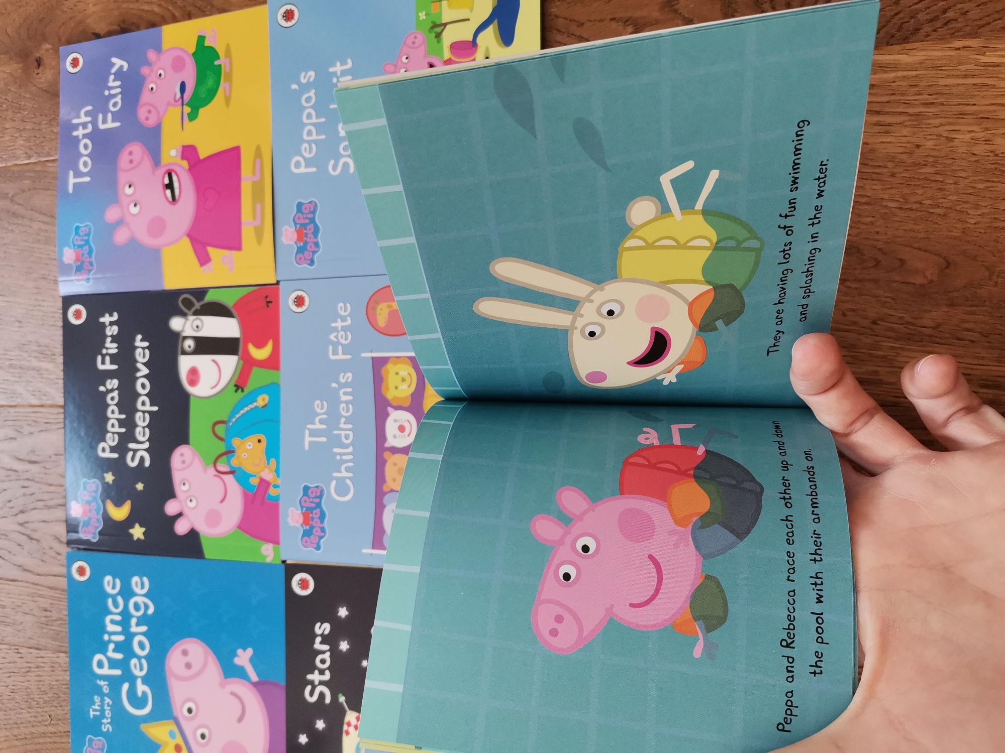 7 książeczek peppa pig po angielsku