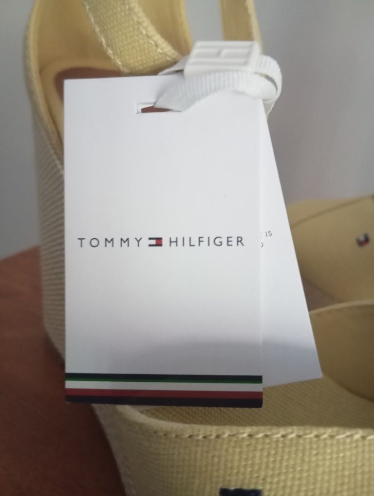 Sandálias de cunha fechadas Flag Tommy Hilfiger